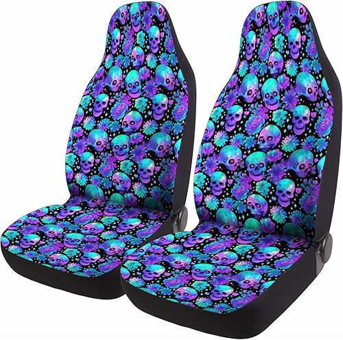 Miniatura 27 de Nightmare Skellington Ghost 2 - Fundas de asiento delantero para automóvil, camión, SUV, regalos de Navidad, funda de asiento de cubo duradera, 06.