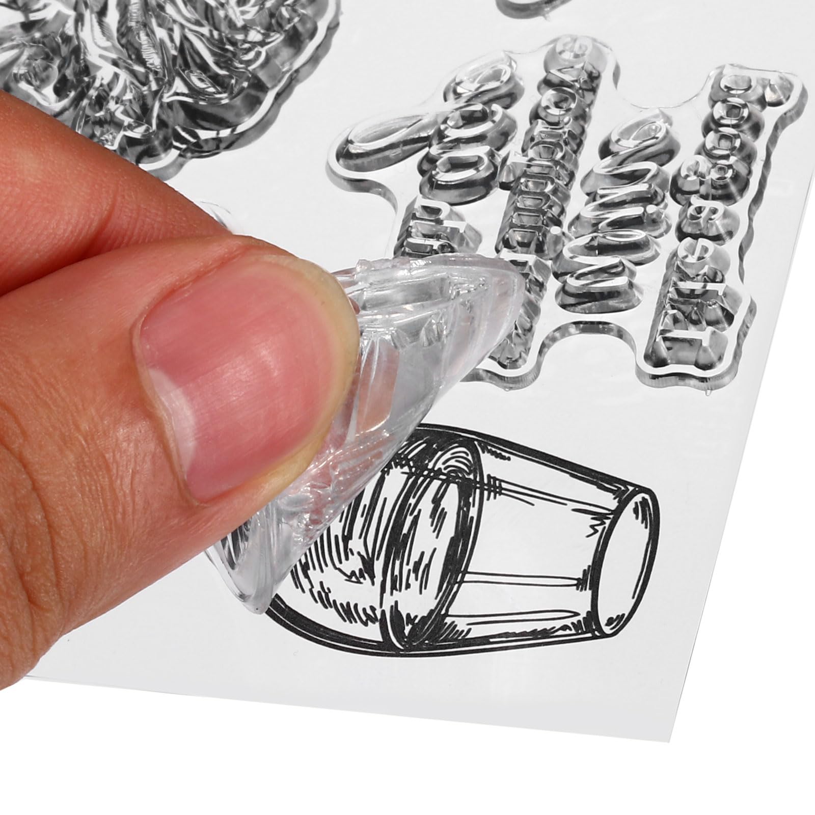 PATIKIL Transparent Silicone Stamps - Image 3