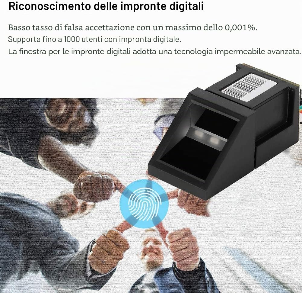 Zunate Lettore di Impronte digitali, Lettore di Impronte digitali biometrico USB, Lettore di Impronte digitali per PC, per/per Piattaforma