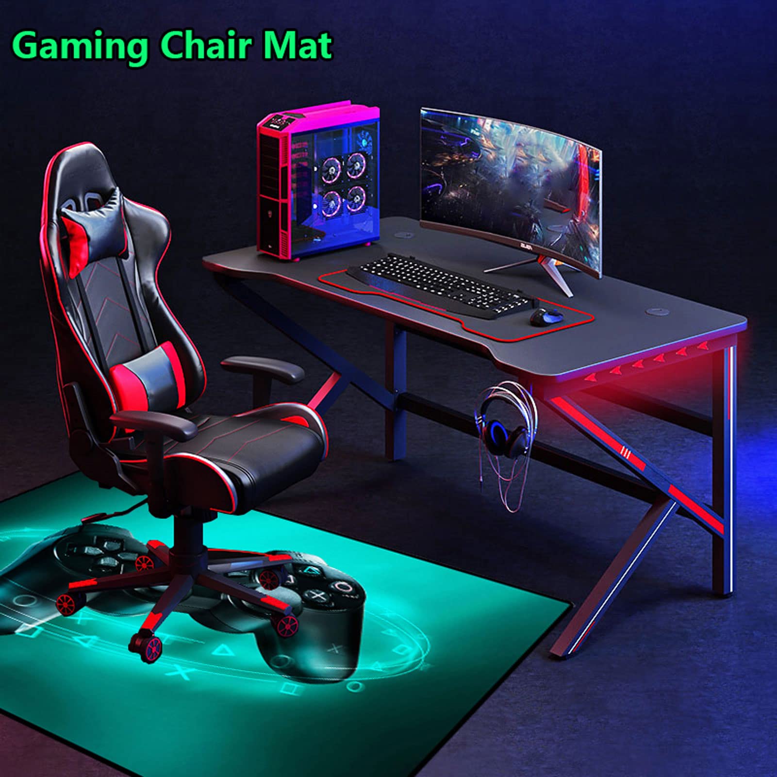 Alfombra Silla Escritorio 90 X 120 Cm Alfombrilla Para Silla De