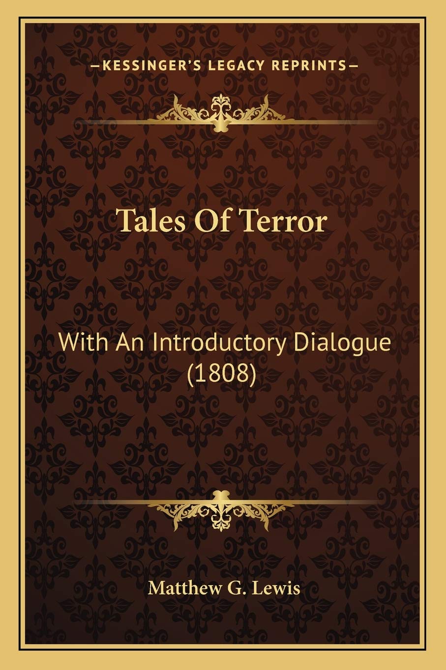 Tales Of Terror: With An Introductory Dialogue (1808)
