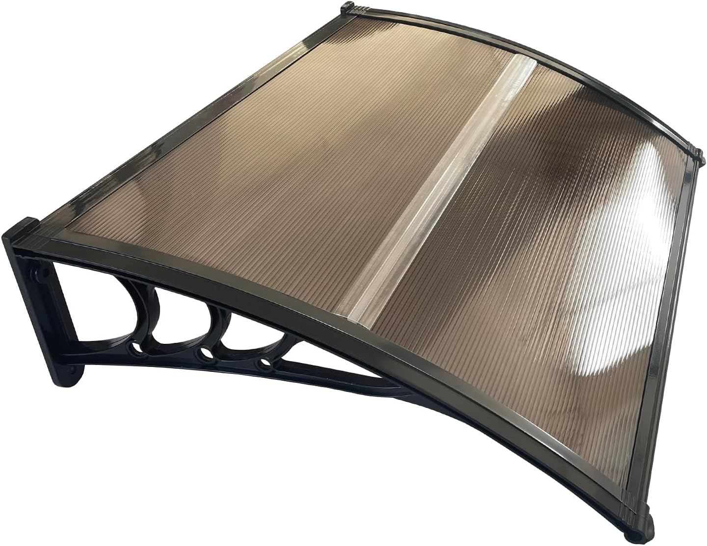 Panana Door Canopy Outdoor Awning, 32''x40'' Window Garden Canopy Patio Porch Awning, Rain Shelter Cover,80/100/200/300CM (31.5x39.37x9 inch, Brown)