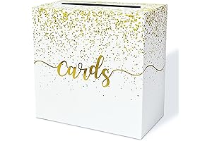 Gold Card Box for Party: A Shimmering Statement for Precious Memories