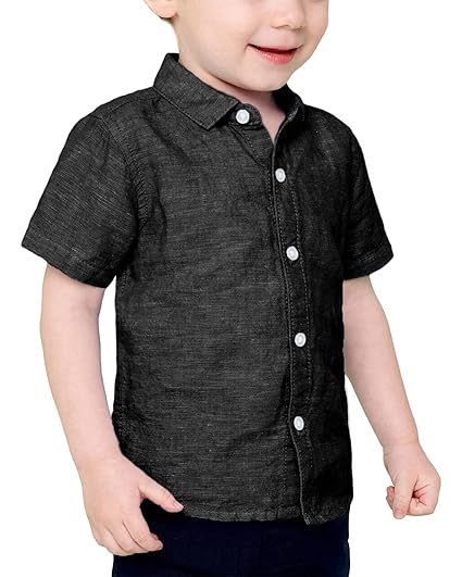 Baby boy black button down shirt Outlet
