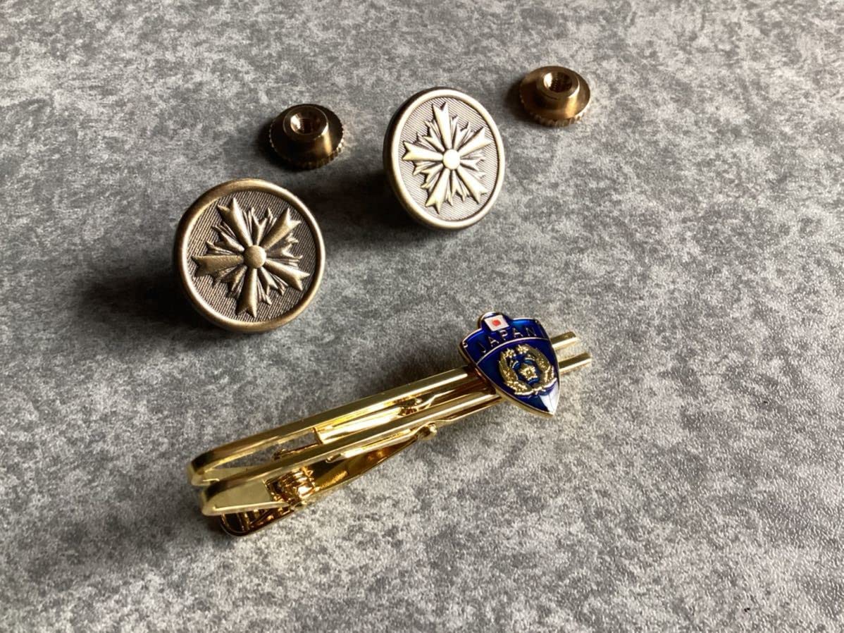 Amazon.co.jp: 警察グッズ 旭日章 警察庁 エンブレム タイピン 旭日章