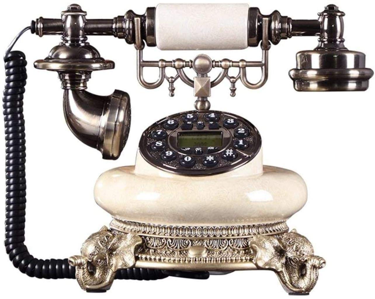 Tradycyjny telefon, Europejski retro Telefon biurowy przewodowy Domowy stacjonarny