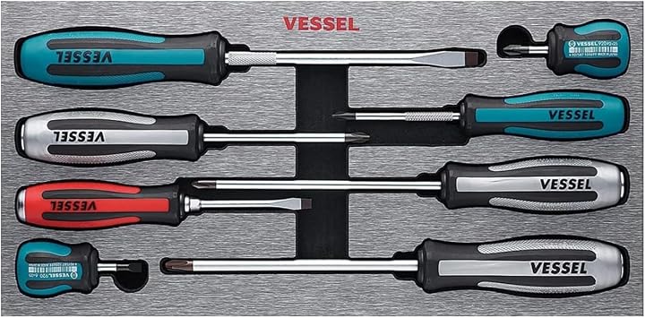 VESSEL MEGADORA IMPACTA Screwdriver 8 PCS SET