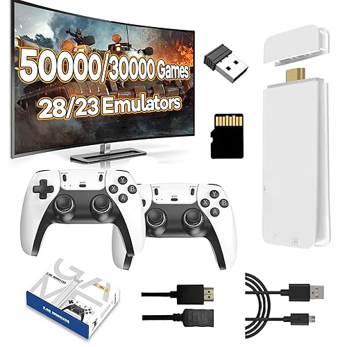 M15 Console de Jeu rétro Retro Game Stick 4K,30000+ Jeux,23