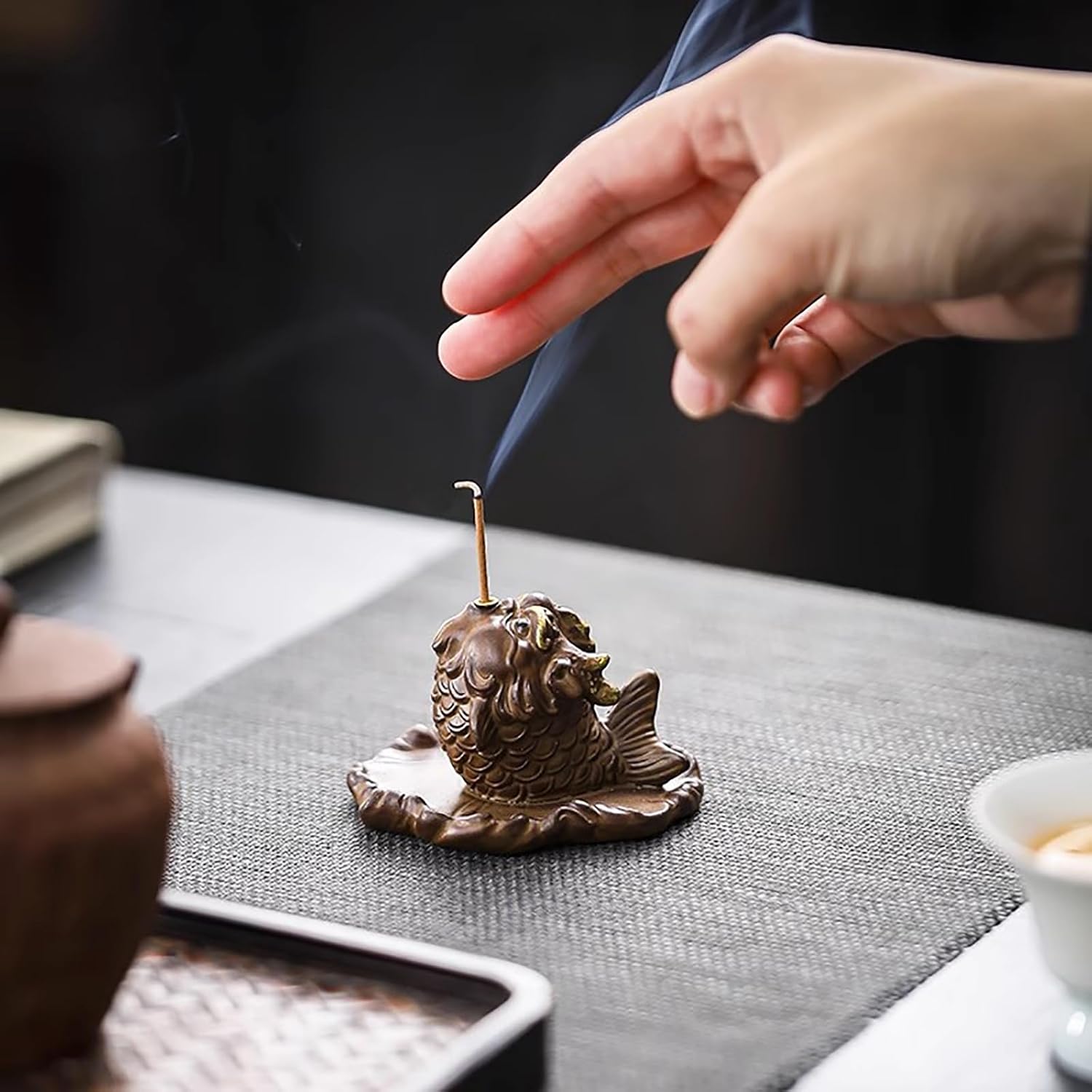 Incense Holder Creative Incense Burner Incense Stick Burner Incense Holder for Yoga, Home, Office