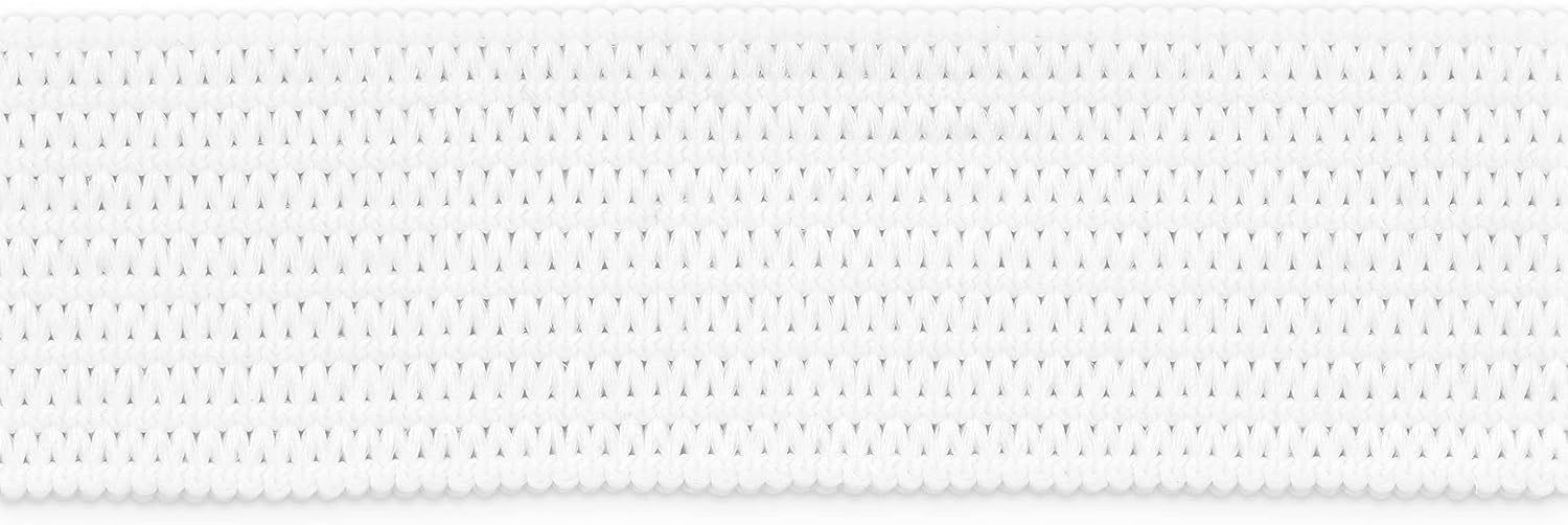 Dritz 9516W Knit Elastic, 1/2-Inch x 3-Yard, White (Pack of 2)