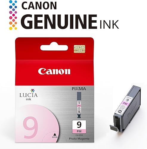 Miniatura 2 de Canon PGI-9 Depósito de tinta magenta fotográfica original, compatible con impresoras Pro9500 y Pro9500 Mark II