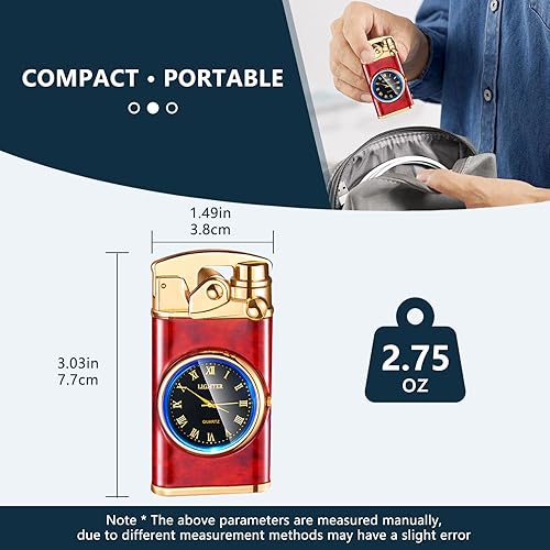 Vista 67 de GADATOP Encendedor eléctrico recargable, encendedor creativo personalizado por USB, encendedor mecedor, resistente al viento, encendedor sin llama