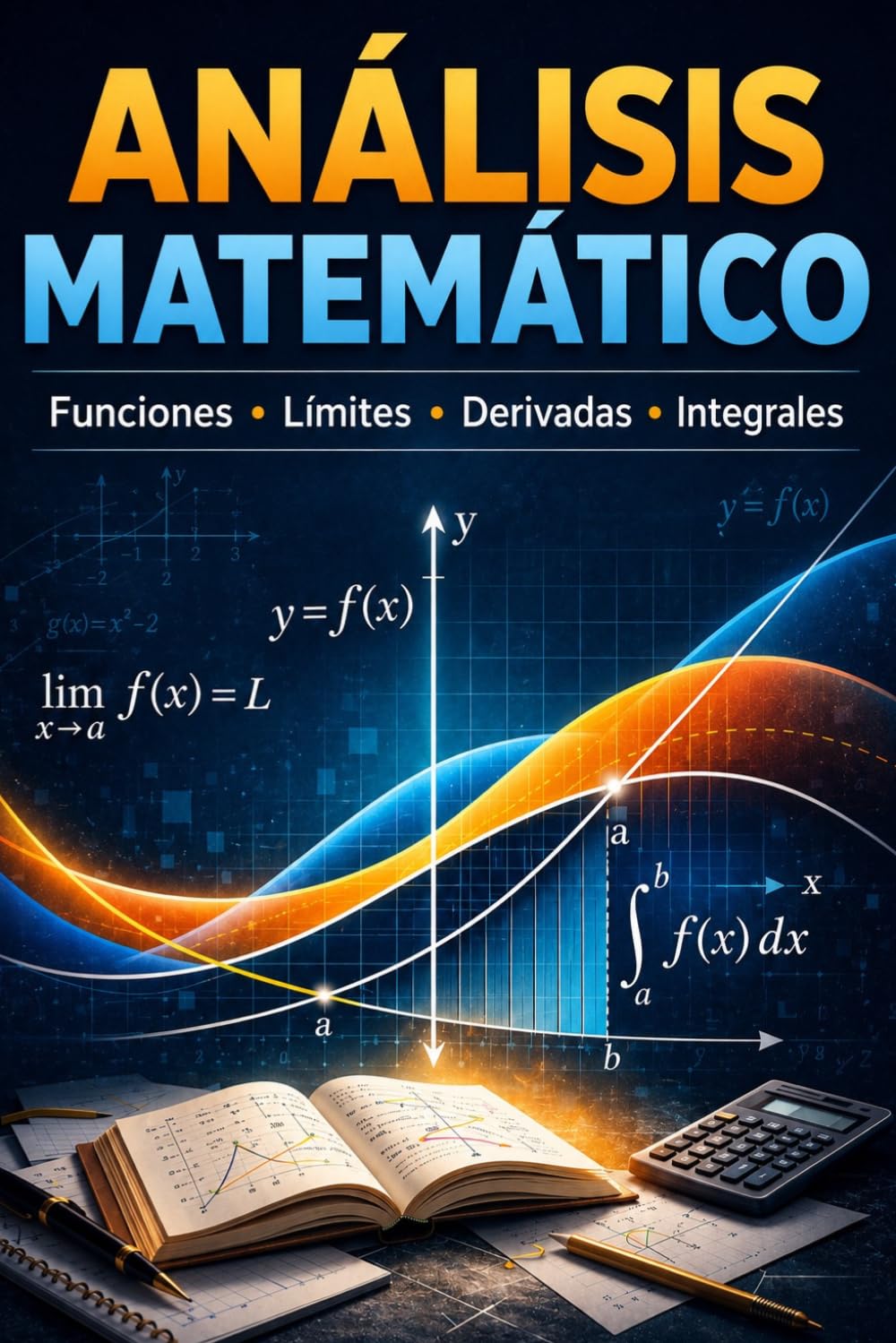 Análisis matemático: funciones, límites, derivadas e integrales explicados de forma sencilla para estudiantes de secundaria