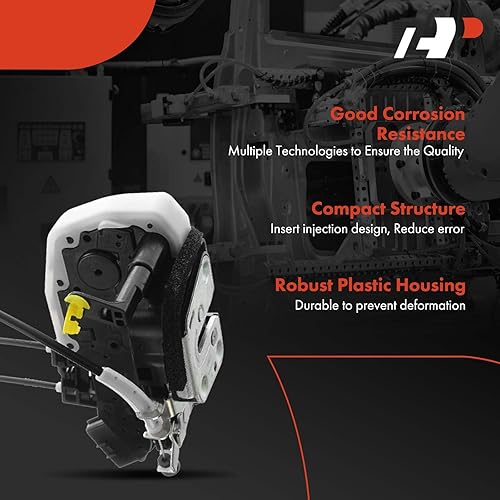 Miniatura 5 de A-Premium Actuador de bloqueo de puerta compatible con vehículos Nissan, Altima 2007-2012 L4 2.5LV6 3.5L, Sedán, lado delantero izquierdo del