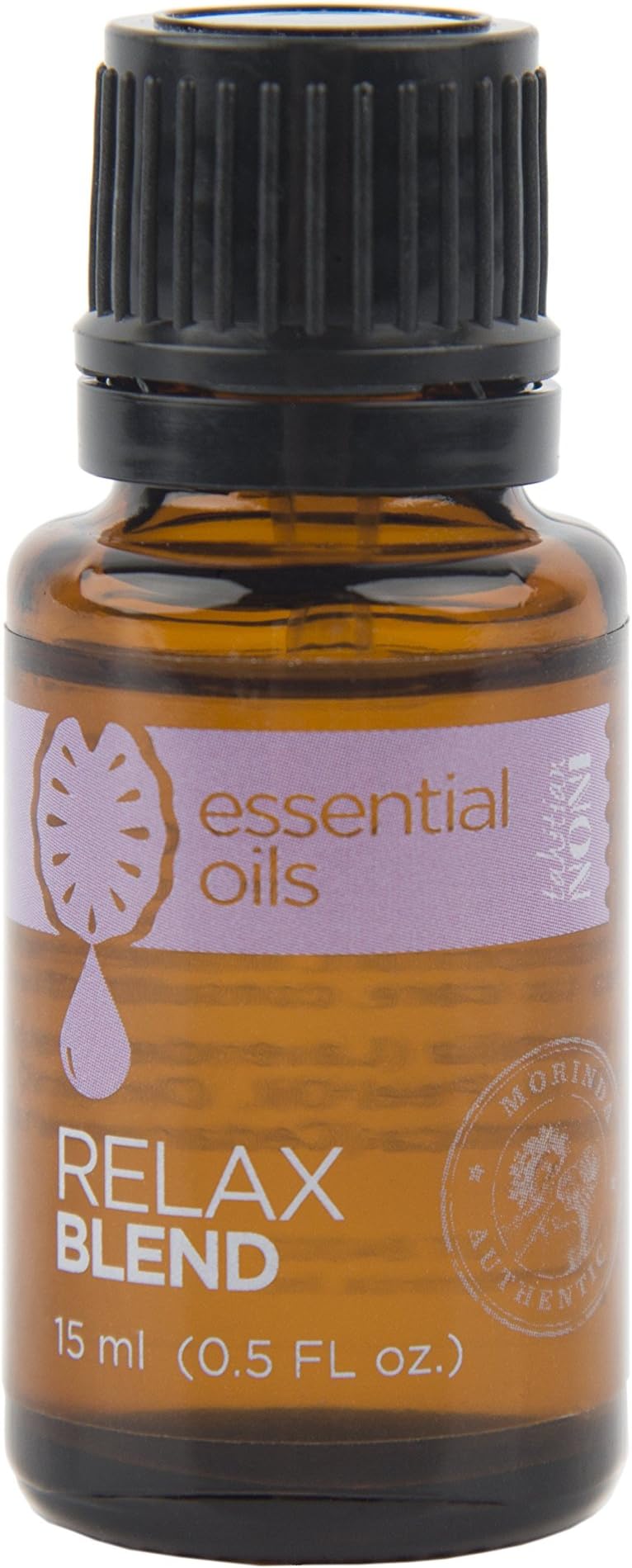 Tahitian NONI Essential Oils Relax Blend (with NONI Seed Oil) by Morinda, Pure Therapeutic Grade with Lavender, Sweet Orange, Marjoram and Cedarwood Essentials - 15mL