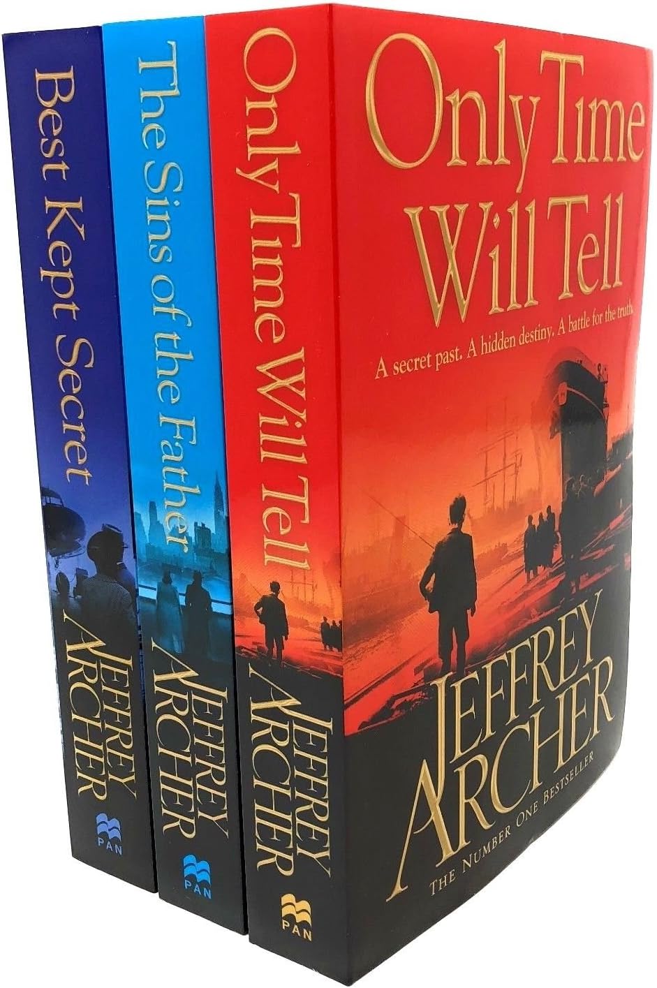Jeffrey Archer Clifton Chronicles Trilogy Collection 3 Books Box Set (Only Time Will Tell, The Sins Of The Father, Best Kept Secret)