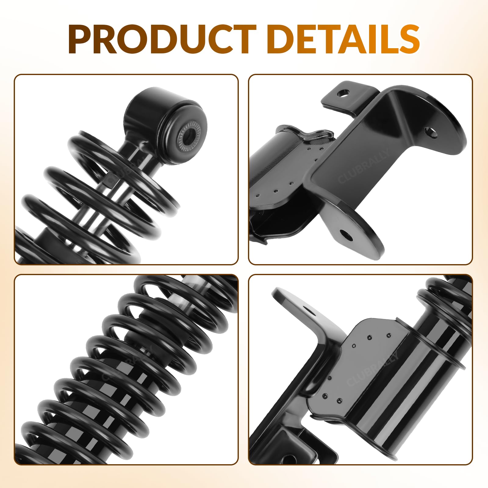 Amazon.com : CLUBRALLY Golf Cart Front Shock Strut Assembly for