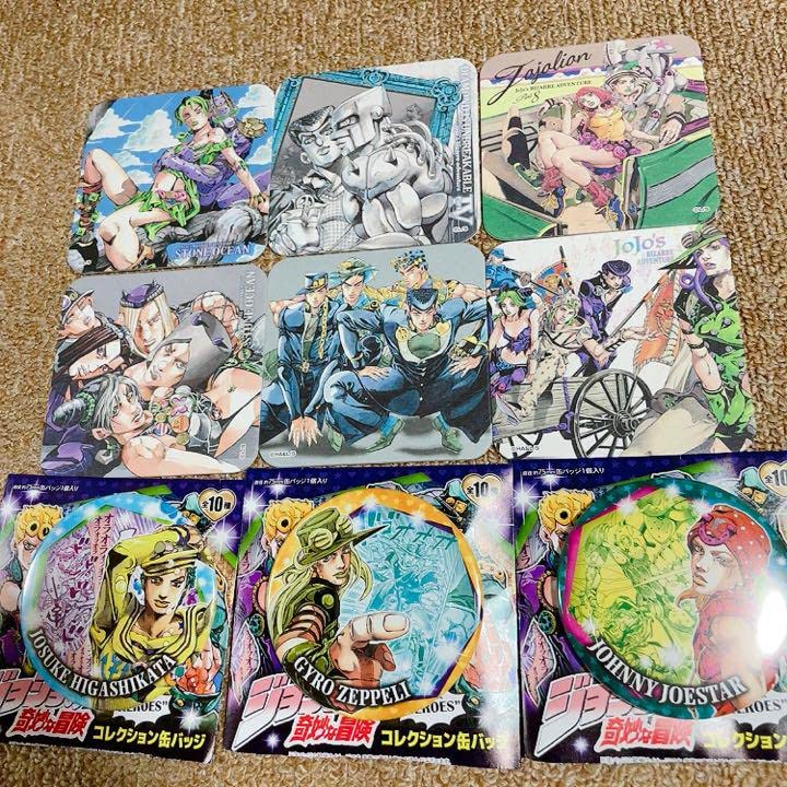 ジョジョHEROSコレクション缶バッジ ジョニィ&ジャイロ JOJO HEROES ジョニィ・ジョースター ジャイロ・ツェペリ 缶