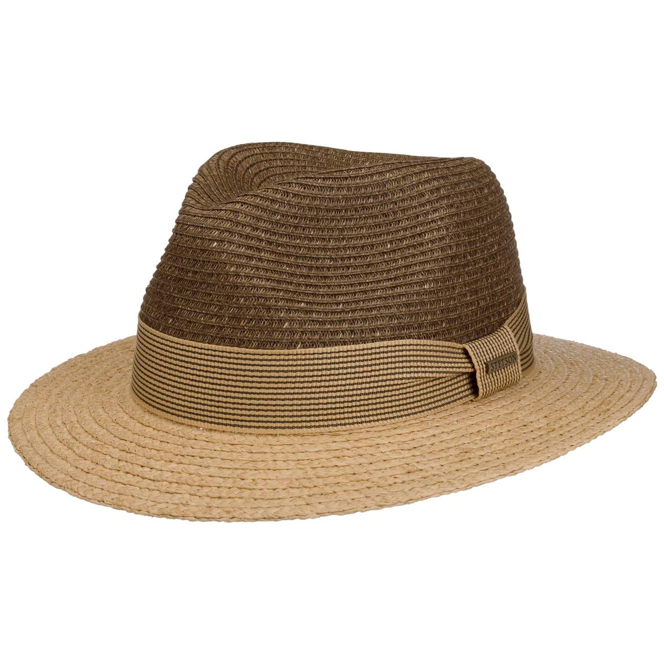 Stetson Twotone Traveller Strohhut Herren Frühling Sommer