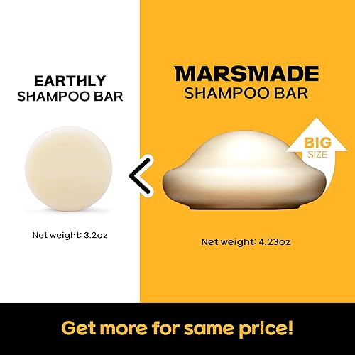 Miniatura 8 de Rice Water Shampoo Bar 2.0 - Jabón natural hidratante e hidratante para el cabello para fortalecer y nutrir el cuero cabelludo, barra sólida para