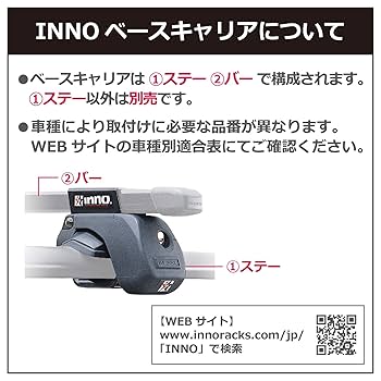 Amazon | カーメイト(Carmate) inno(イノー) 車種別 スクエア