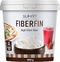 Sukrin "Fiberfin" 400g Resistant Corn Starch, High Fibre Content/Fibre-Rich Product, Gluten-Free and Vegan