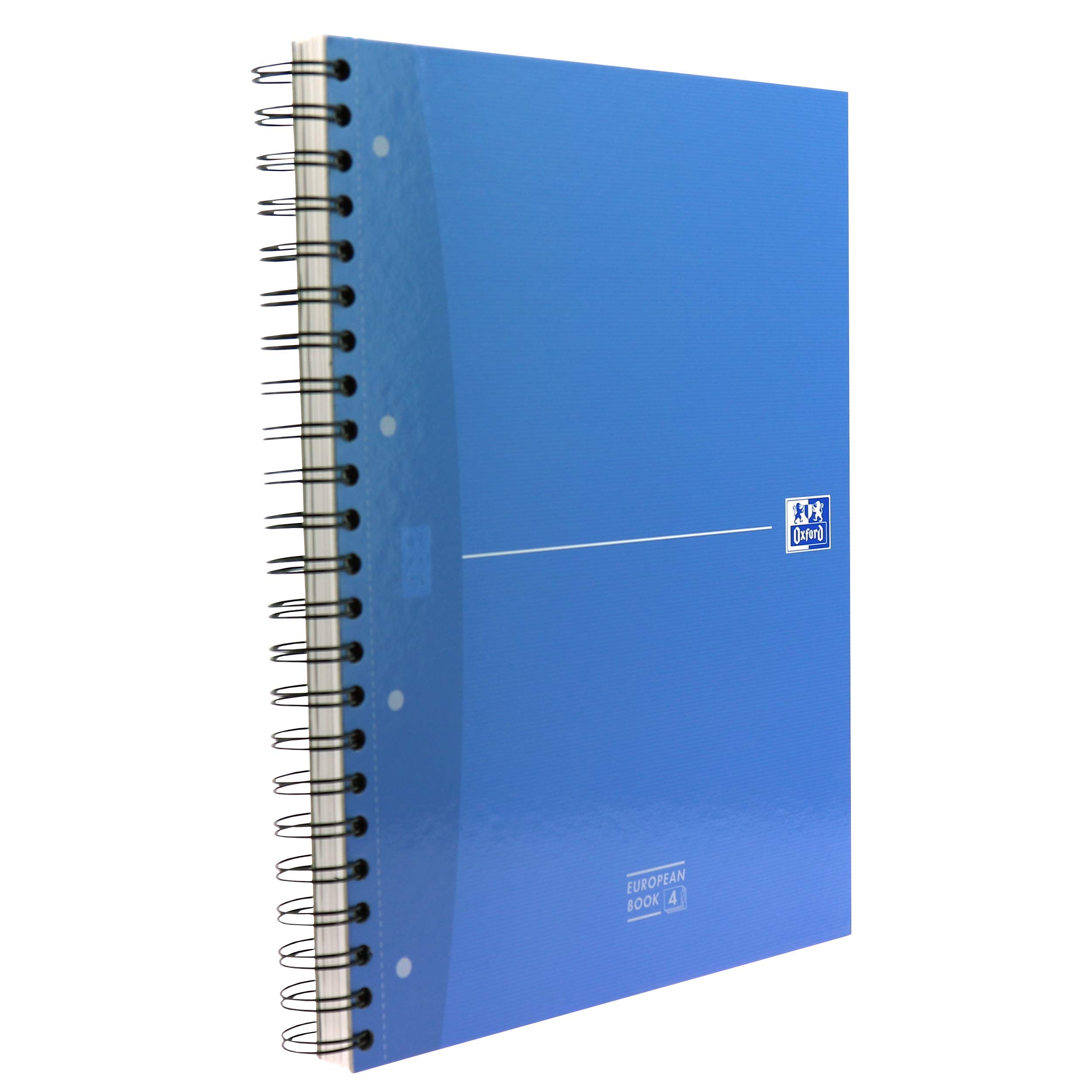 Oxford Schulhefte Europeanbook A4 + kleine karierte 5 mm 240 Seiten Einband Einband Umschlag Karten verschiedene Farben