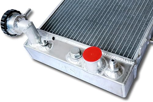 Miniatura 7 de Radiador de aluminio para 1984-2001 1996 Jeep Cherokee XJ Comanche Wagoneer 2.5L L4 4.0L L6 V6 motor, radiadores de núcleo de 4 filas