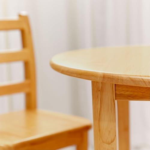 Miniatura 9 de Ecr4kids - Mesa de trabajo para niños, de madera maciza, para sala de juegos, guardería, preescolar, acabado natural