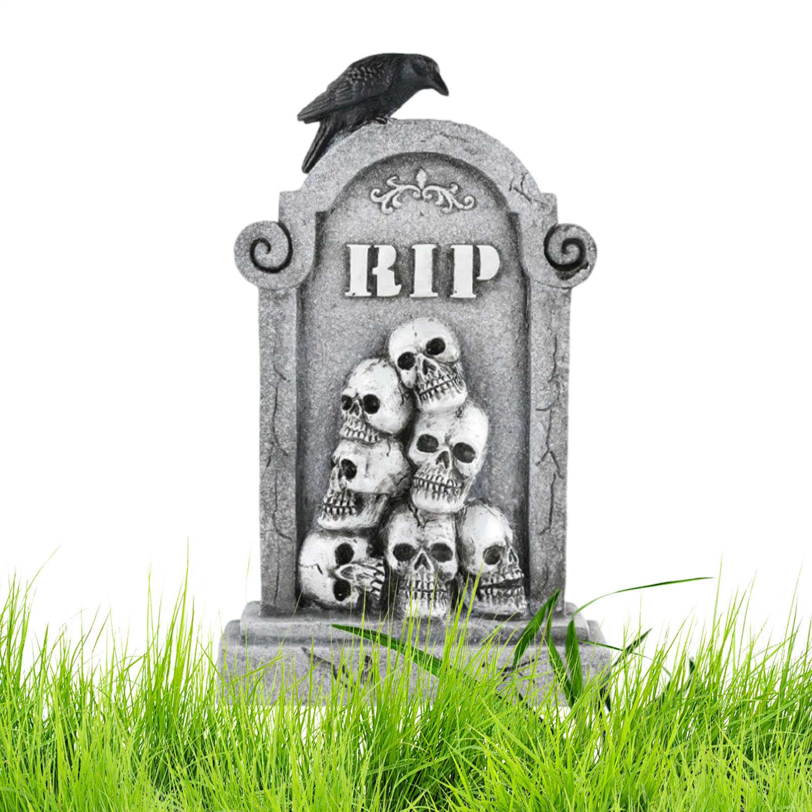 Nagrobki Halloween Straszne Płyty Nagrobne z Czaszka, Znaki Ogrodowe