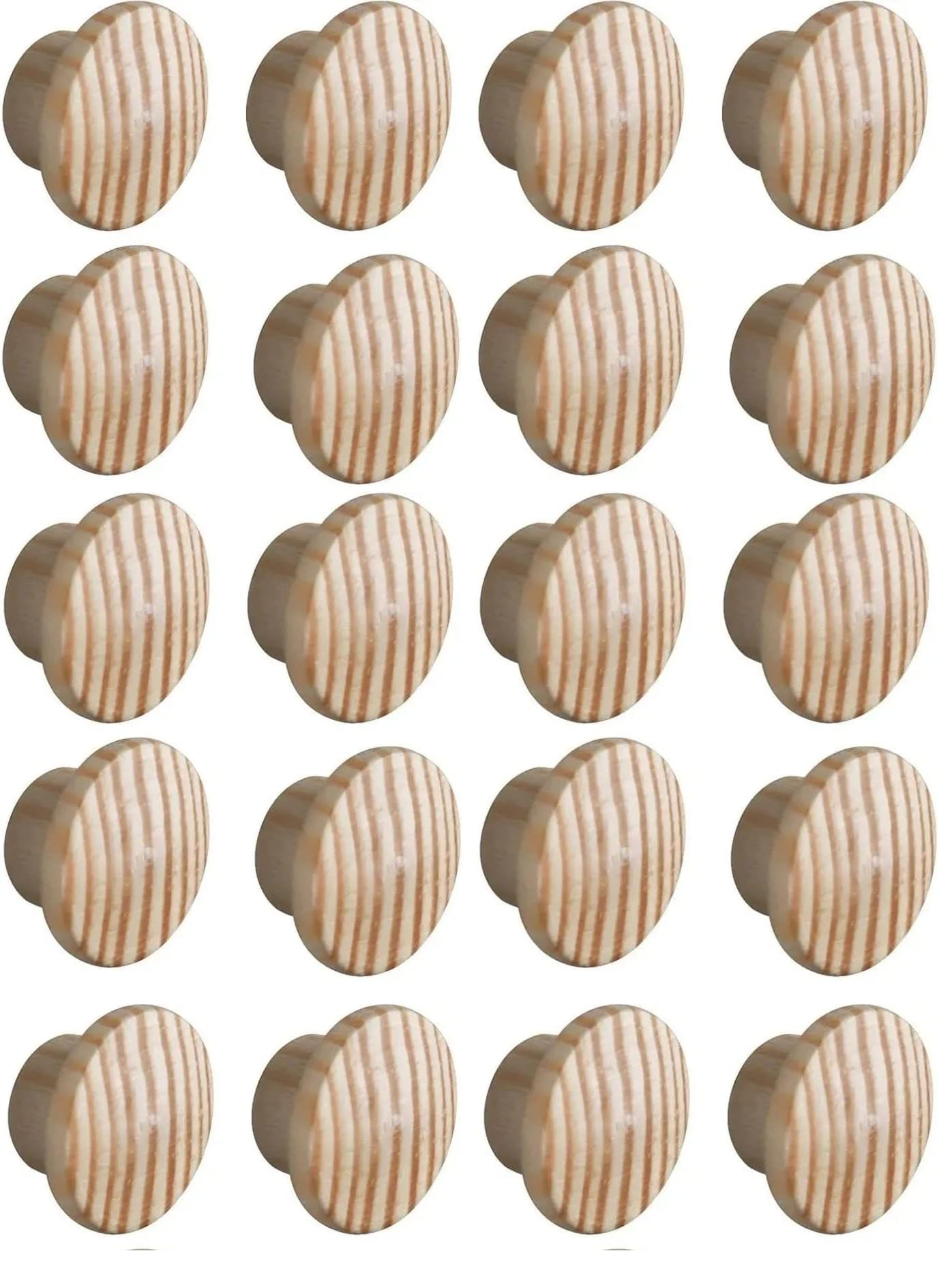 Tapones de madera de 20mm para tapar agujeros de tornillos en camas y muebles