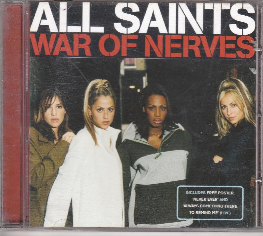 All Saints War of Nerves CD UK London 1998 limited edition 3 track CD with