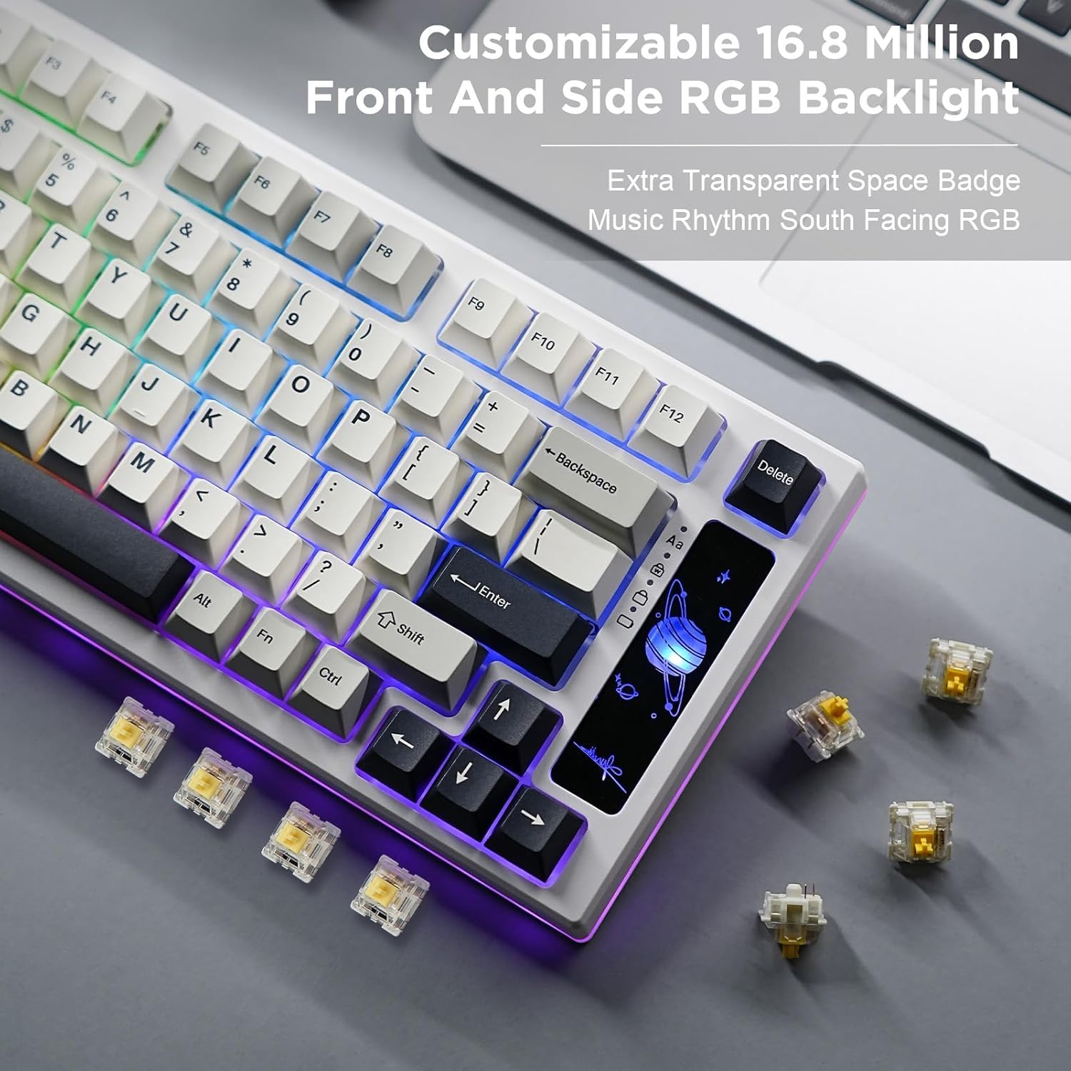 【人気商品】YUNZII YZ75 75% ホットスワップ対応ワイヤレスゲーミン Amazon | YUNZII YZ75 75% ホットスワップ対応ワイヤレスゲーミング