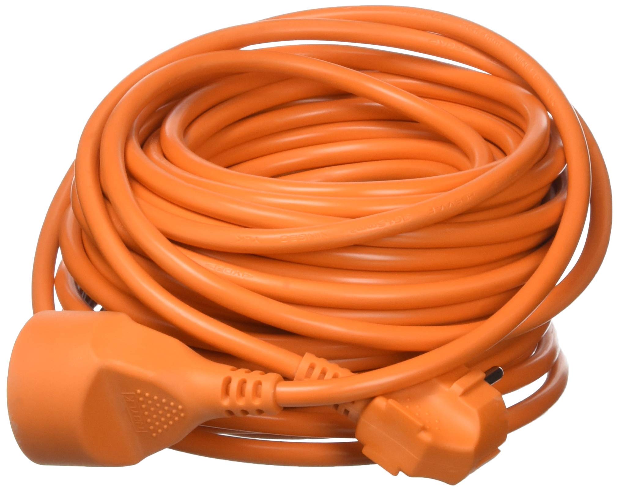 Electraline 20857047F Rallonge Prolongateur Jardín Câble 20 MT avec clapet - Section 3G1,5 mm² & Debflex Prolongateur Prise électrique Boîtier assurant l'étanchéité de 2 rallonges 344700 Orange