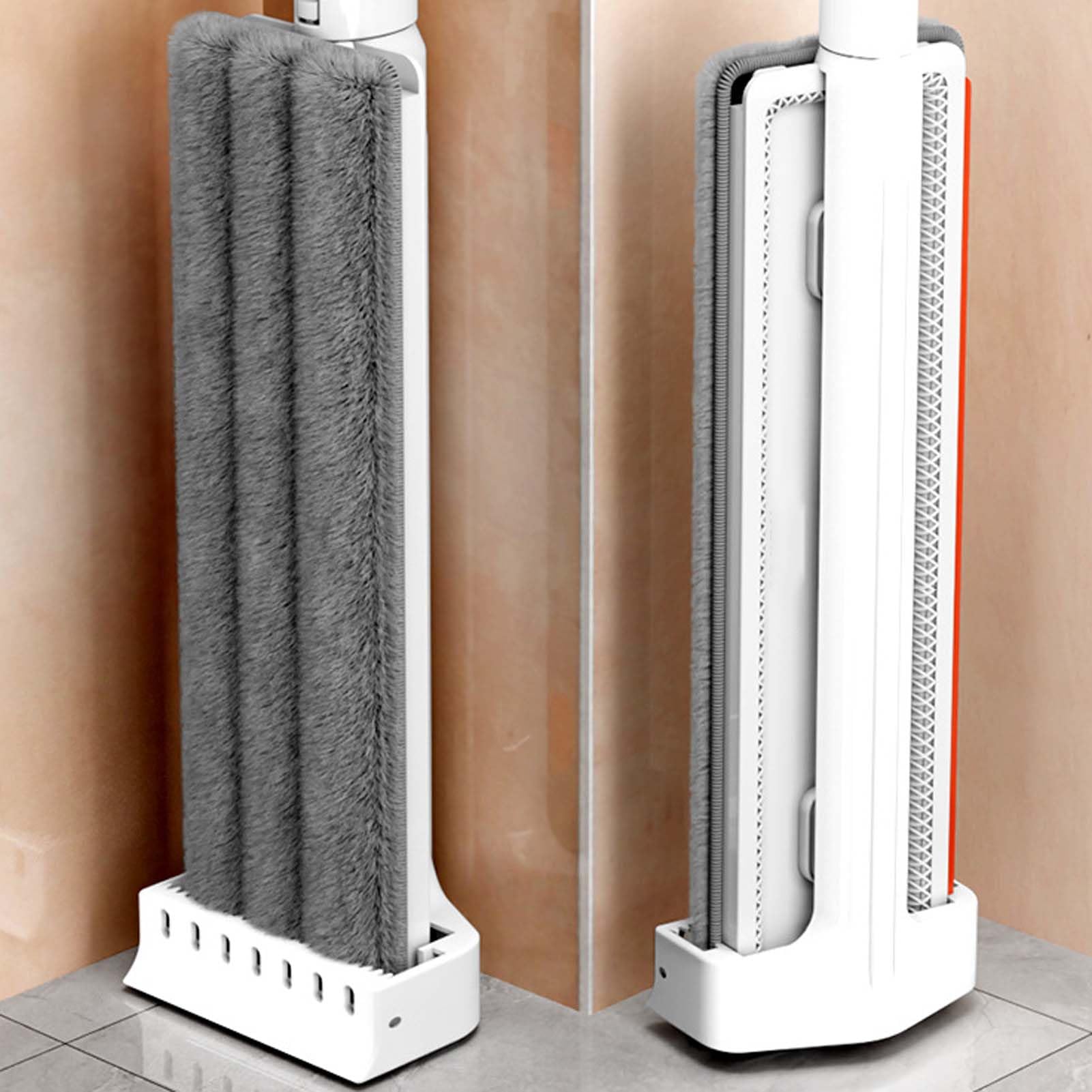 Mopa Fregona con Paño Microfibra, Fregona para Limpieza De Suelos, Mopa Lavable Y Reutilizable con Gran Absorción, Limpiador De Suelos con Mango Ajustable para Cocina Baño Y Hogar