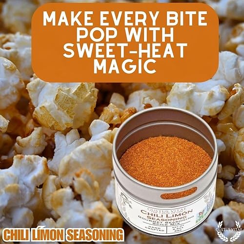 Miniatura 6 de Condimento Chili Límon | Auténtica mezcla de especias artesanales | Condimento Clásico | Todo natural, sin OMG | Hecho a mano en pequeños lotes |