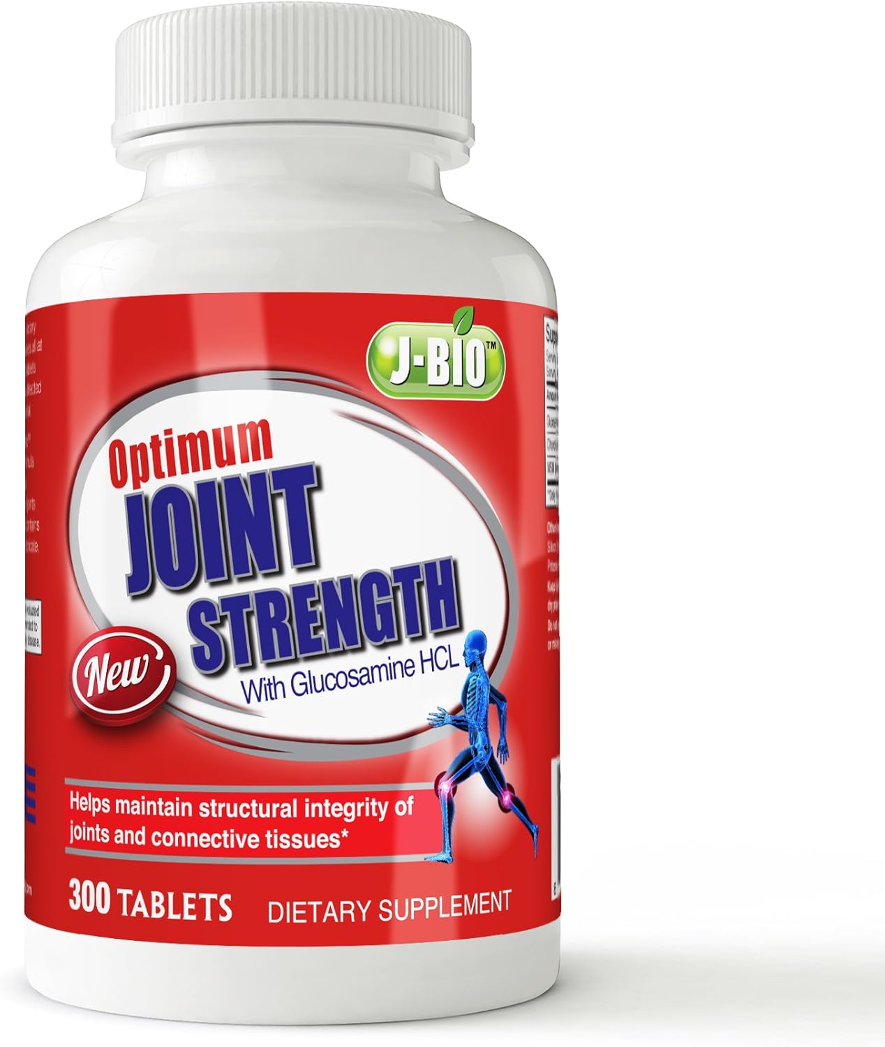 JBio Ultimate Extra Strength Glucosamine Chondroitin MSM HCI 1400mg per Serving