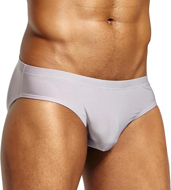 Mendove Mens Silkly Bikini Briefs Low Rise Cool Underwear Pack of 4