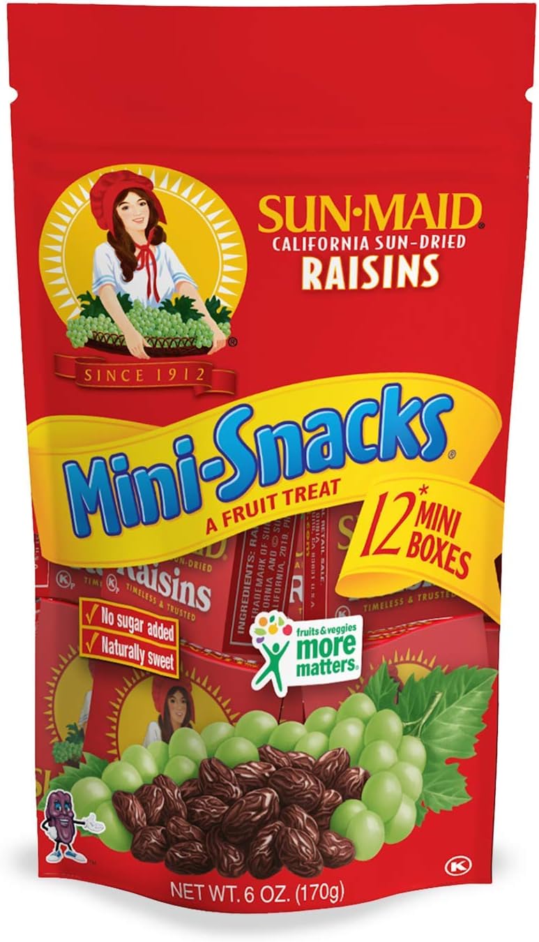 Sun-MaidMini Snack Raisins, 0.5 OZ, 3 pack