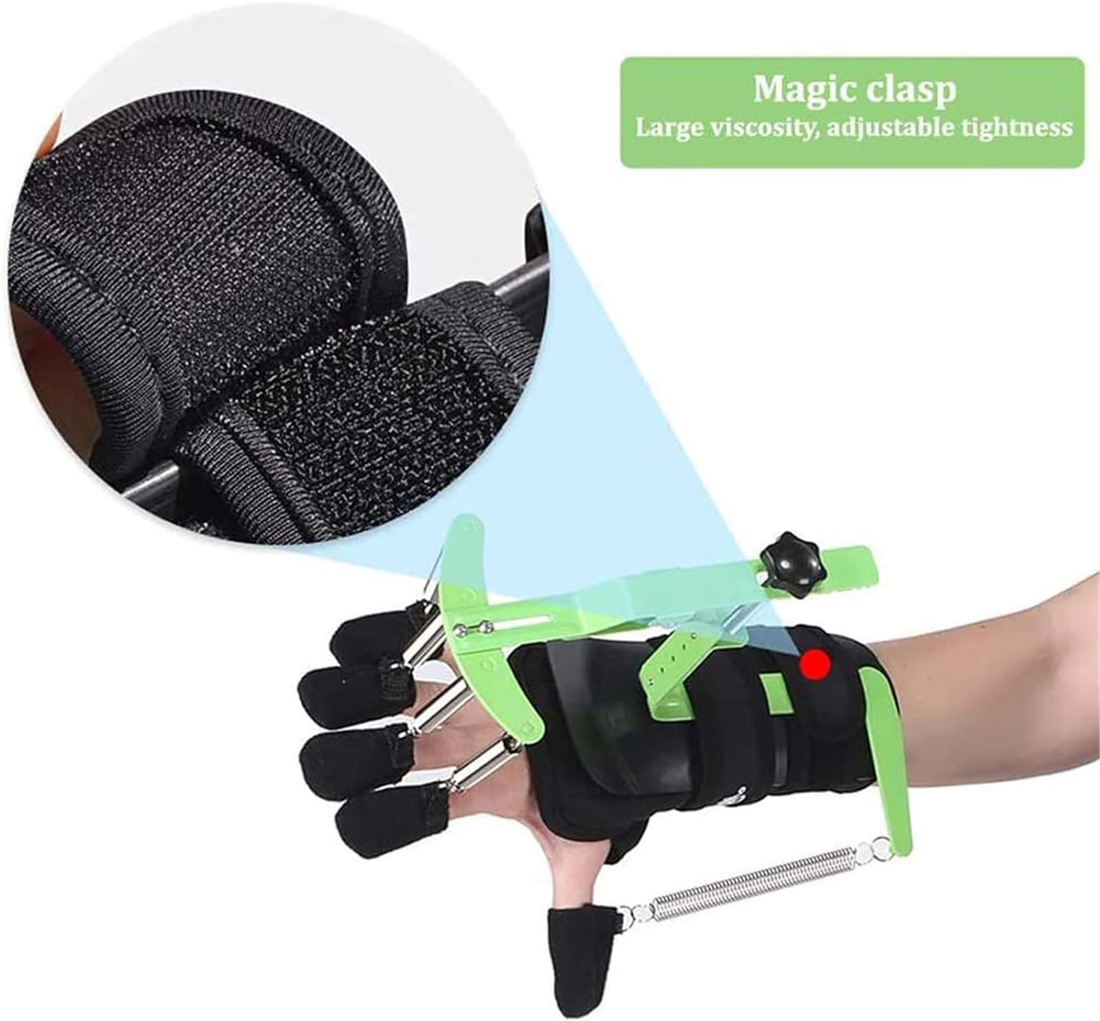 CUSMA Ejercitador Ortopédico para Muñeca Y Dedo, Entrenamiento De Rehabilitación De Mano, Ortopédico para Dedo para Reparación De Ejercicio De Paciente con Hemiplejia por Accidente Cerebrovascular