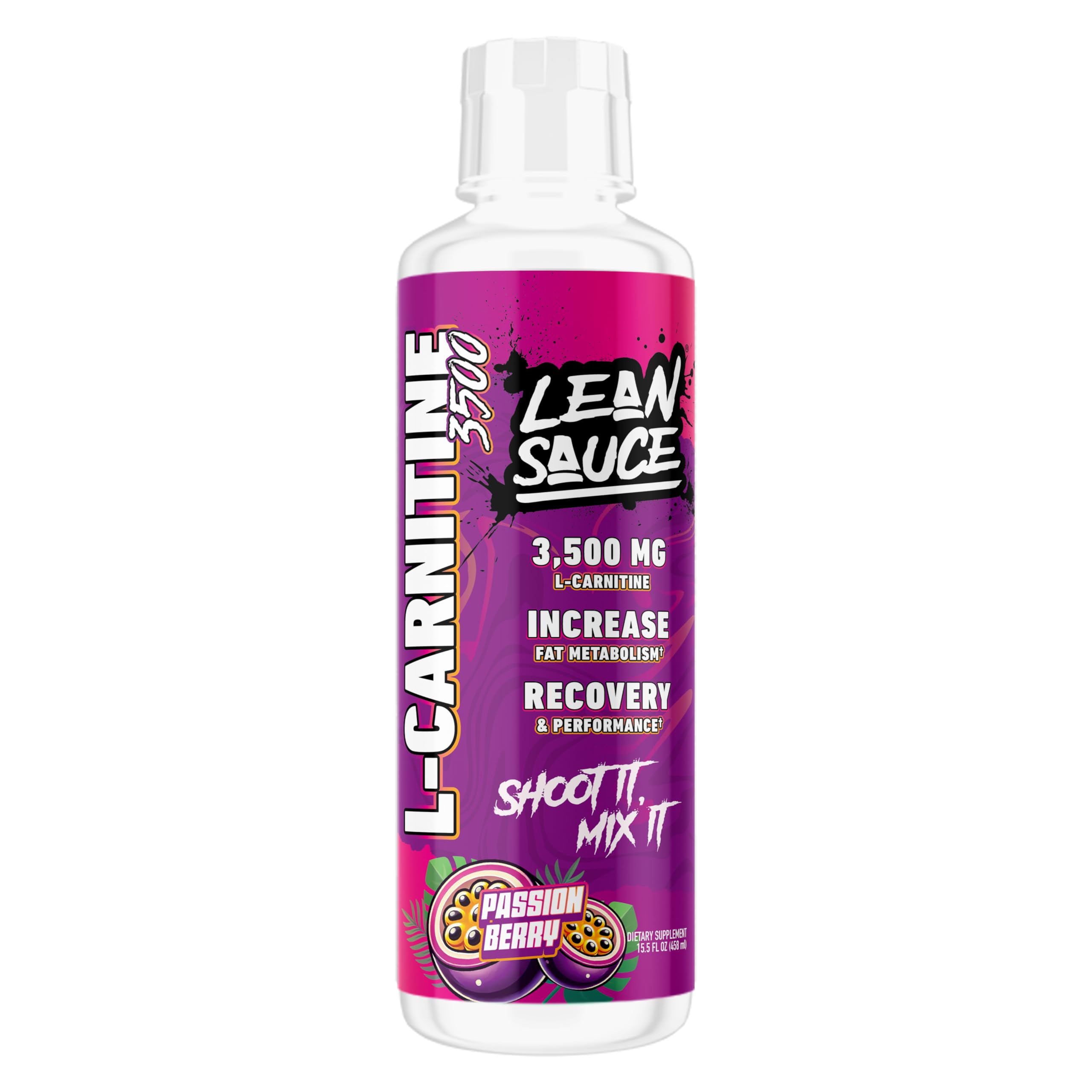 Lean Sauce L-Carnitine Liquid 3500mg - Passion Berry