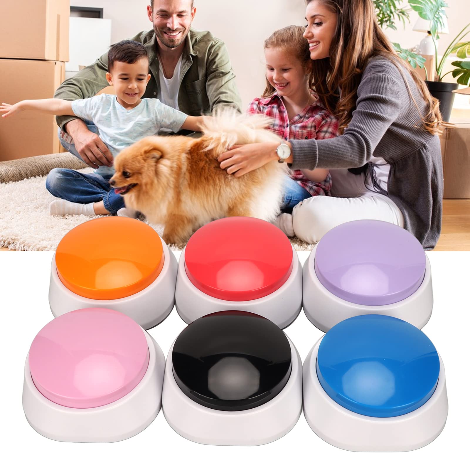 Opnameknop voor honden, communicatietoetsen voor honden
