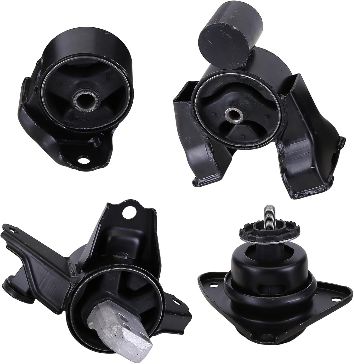 4pcs Engine Motor Mount and Trans Mount for 2010-2013 Kia Forte/Forte Koup/ Forte5 2.0L/2.4L Automatic Trans Mount Replace 9360 9345 9783 9785 MK71017 Engine Motor Mount
