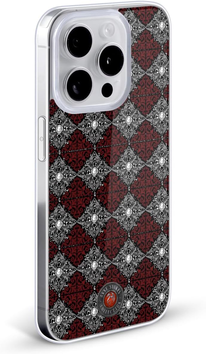 Head Case Designs Officially Licensed Anne Stokes Bat Moon Patttern Gothic Gel Case [Military Grade Protection] Compatible with Apple iPhone 13
