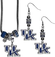 Vista 14 de Siskiyou Sports NCAA womens Euro Bead Earrings and Necklace Set