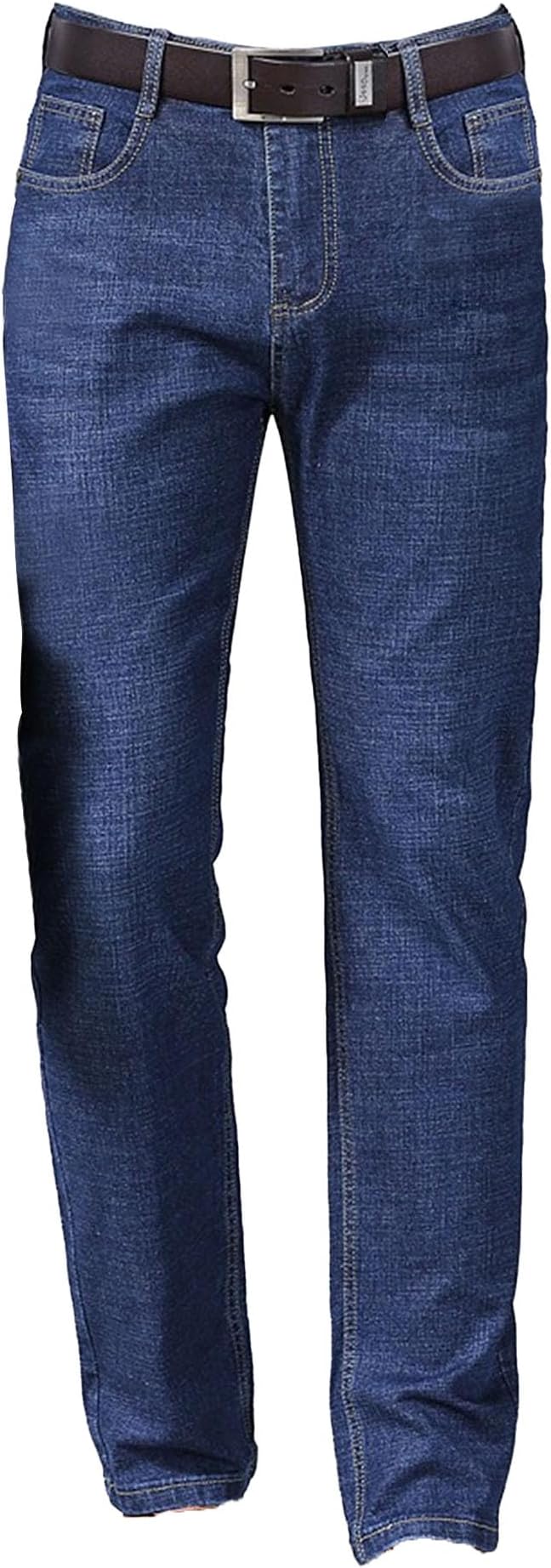 Men's Classic Relaxed Fit Jean Lightweight Straight Leg Washed Denim Jeans Retro Distressed Loose Fit Jean Pants