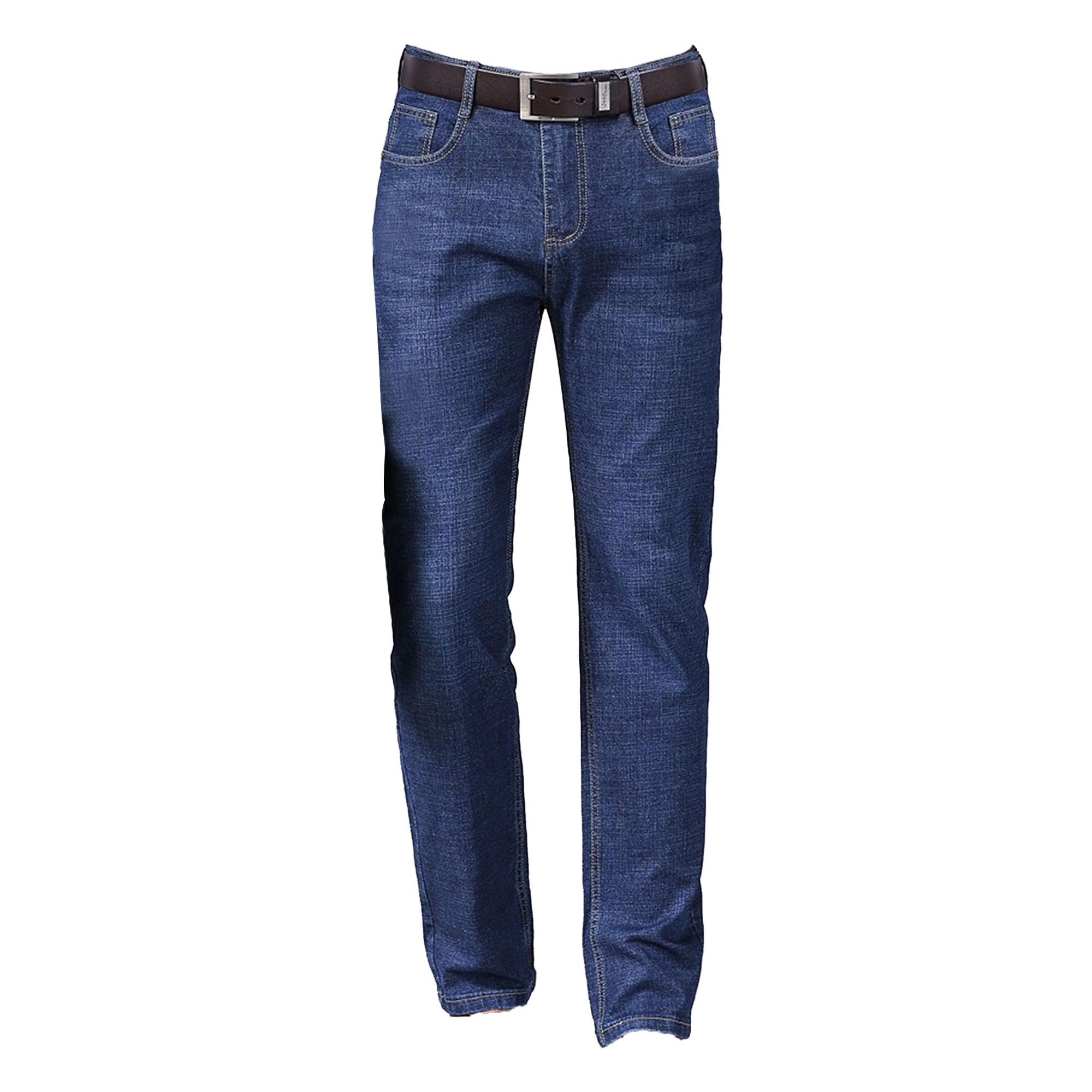 Men's Classic Relaxed Fit Jean Lightweight Straight Leg Washed Denim Jeans Retro Distressed Loose Fit Jean Pants