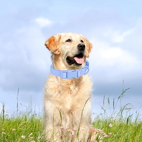 Miniatura 2 de Collar de perro impermeable de goma suave con hebilla de seguridad, collares ajustables para mascotas para perros pequeños, medianos y grandes
