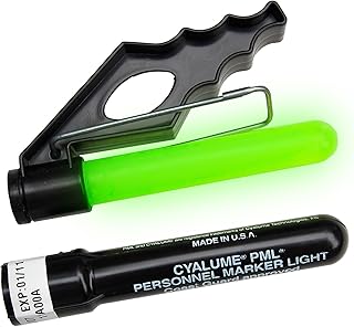 Cyalume - Paquete de 50 Balizas PML, Personnel Marker Light, 8 horas, color verde