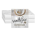 Vanity Fair Entertain Paper Napkins, 40 Count (Pack of 8), Disposable Napkins Made For Entertaining And Events